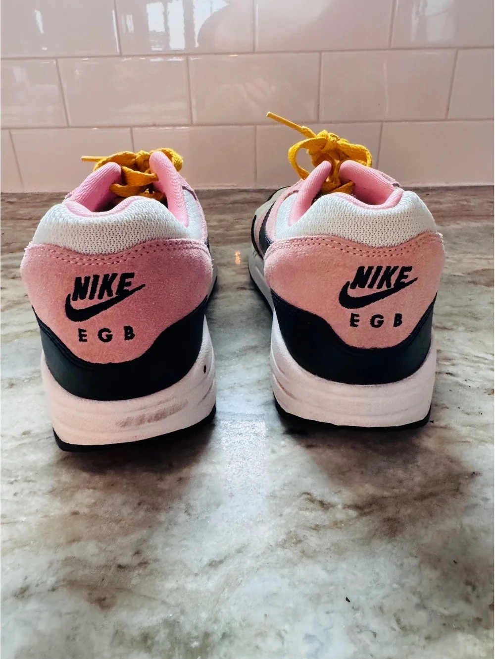 Nike pink suede